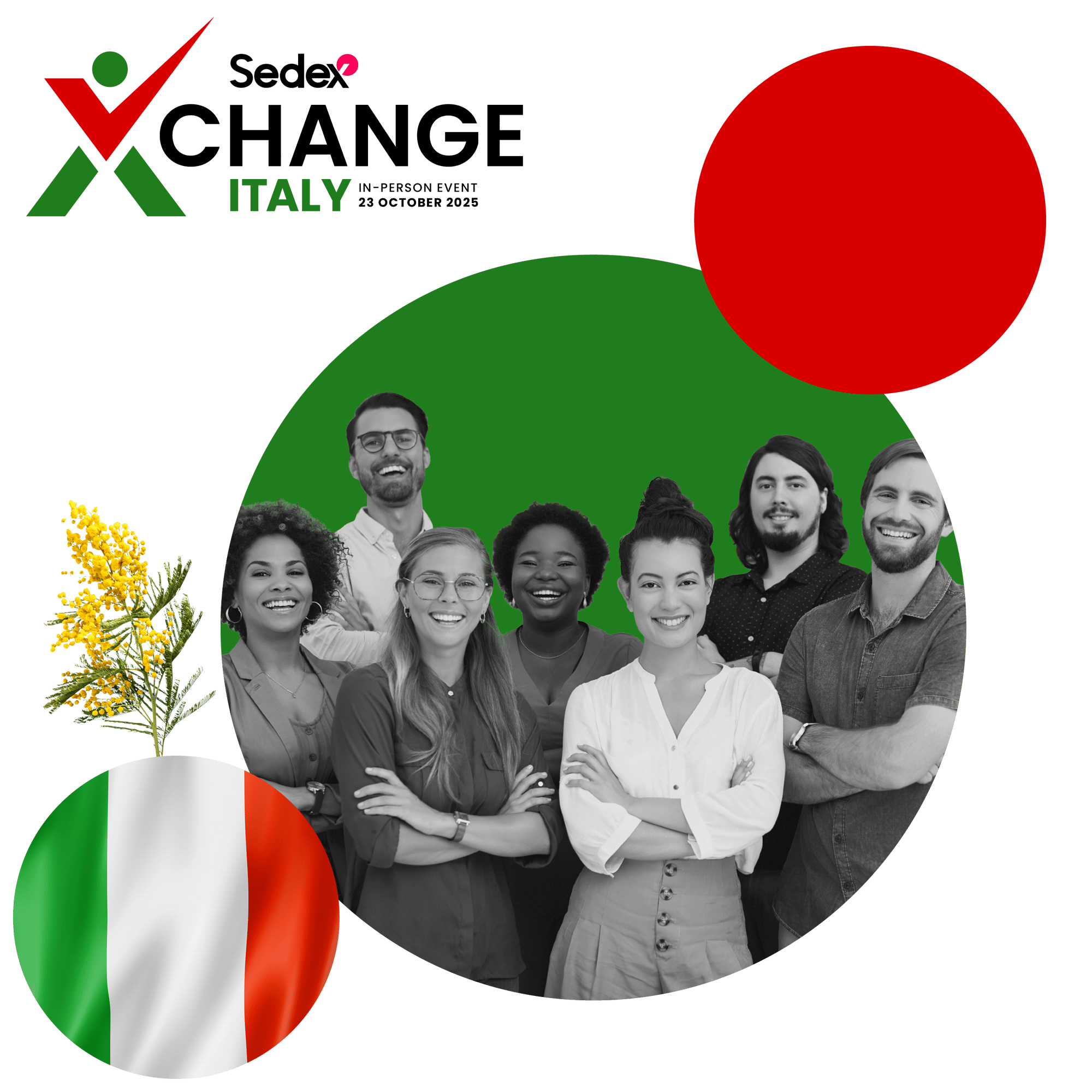 Xchange Roadshow Italy - Collage + Logo