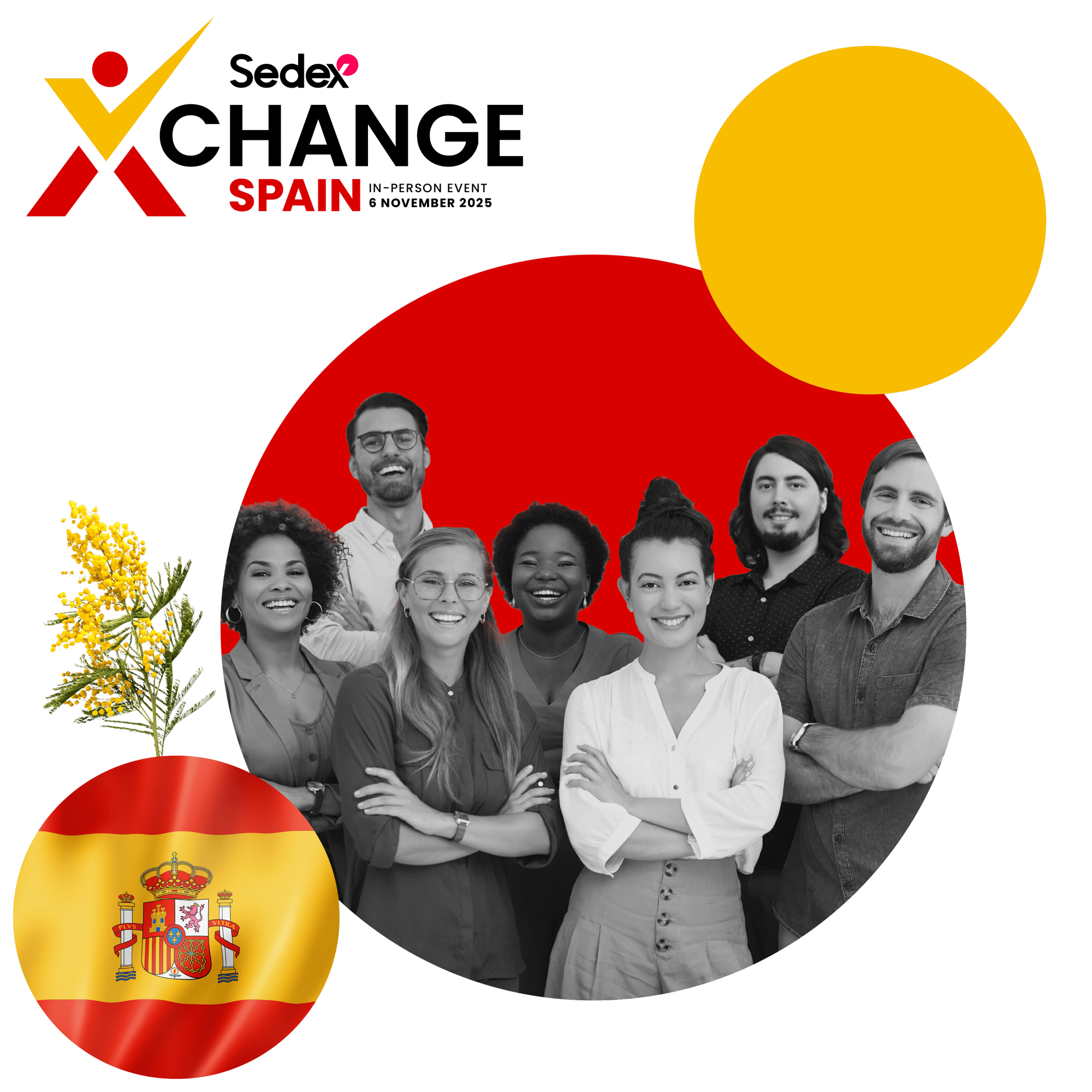 Xchange Roadshow Spain - Collage + Logo