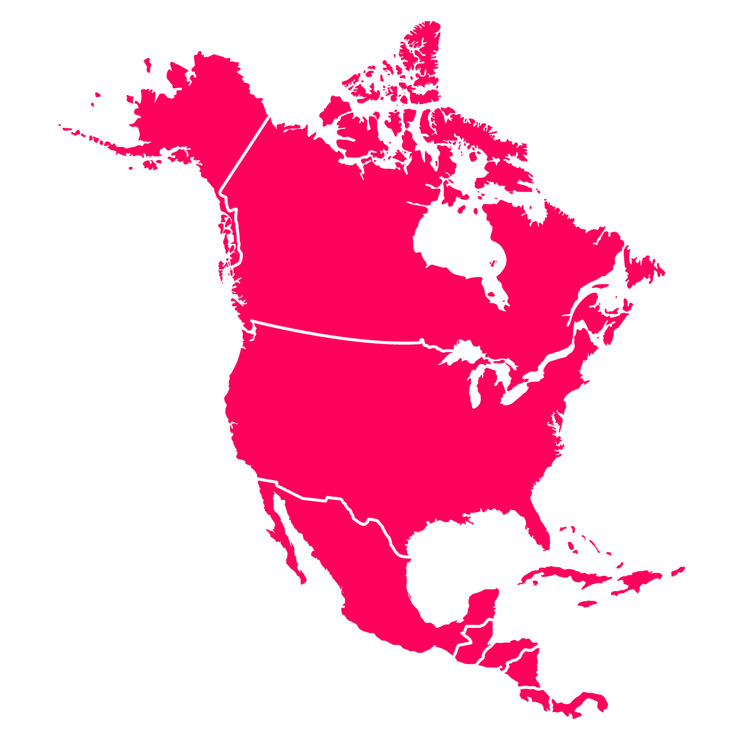 Map - North America